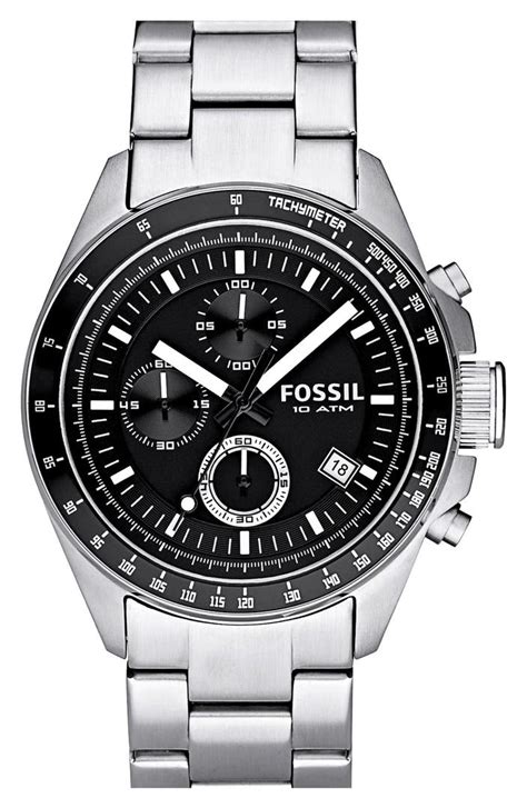 fossil chronograph